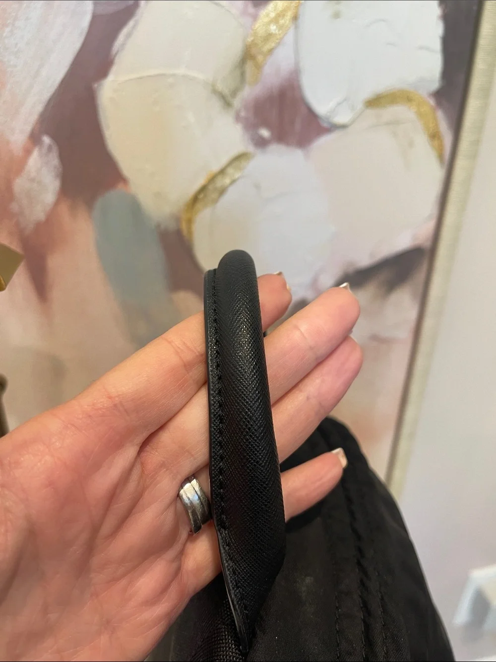 Tory Burch Black Nylon Logo Backpack